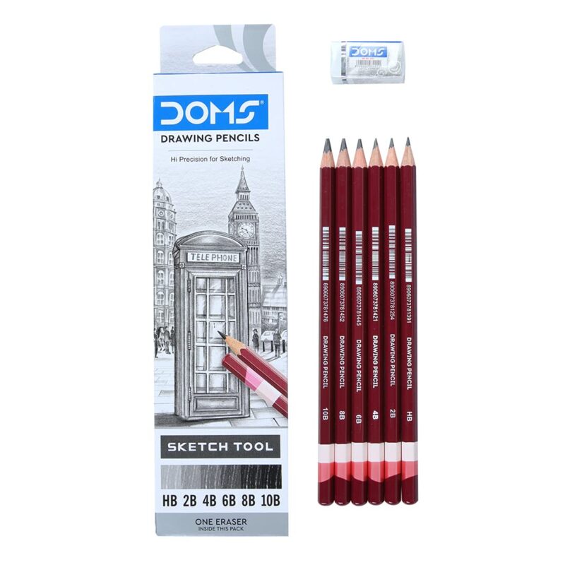 Doms Drawing & Sketching Graphite Pencil Set - Image 3