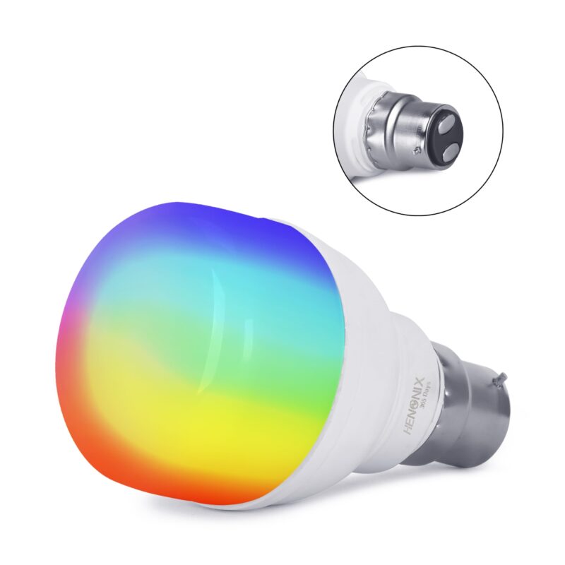 HENONIX 9 watt 7 Color in 1 led Bulb | 7 Colours Led Bulb | Multicolor Bulb 9 watt | Rgb Led Bulbs | Decorative Multicolor led bulb Pack of 12 (12) - Image 5