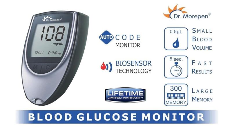 Dr. Morepen GlucoOne Blood Glucose Monitor Model BG-03 with 25 Strips - Image 4