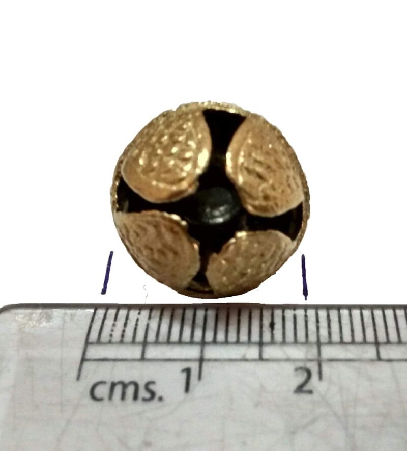 UAPAN Ghungroo (50 + 50) White Cotton String (2.0 cms) - Image 4