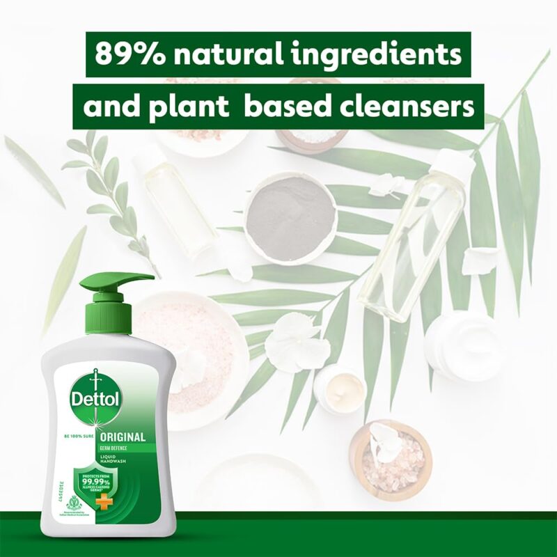 Dettol Original Handwash Liquid Soap Refill, 175ml | Germ Defence Formula | 10x Better Germ Protection - Image 6