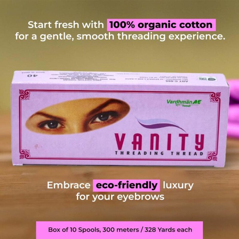 Organic Cotton Eyebrow Threading Thread Tool for Women - 10 Spools x 300 Meters - Thread for Eyebrows Threading - Upperlips Shaping - Forehead Chin Hair Removal Thread - Salon Spa Home by Zibell - Image 8