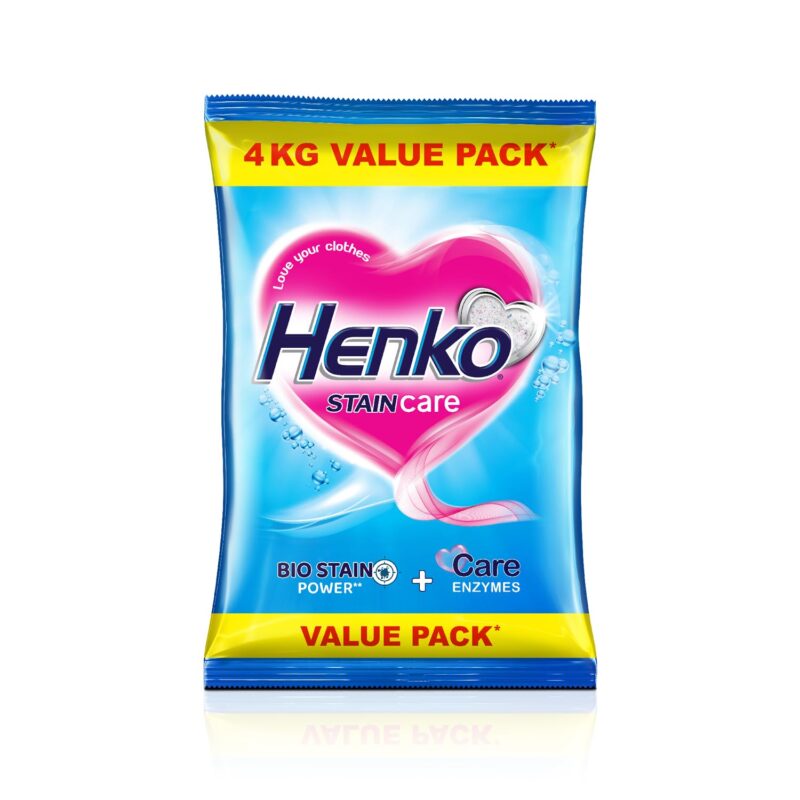 Henko Stain Care Powder - 3 kg with 1 kg Free