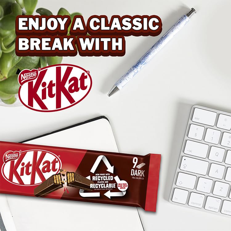 Kitkat 2 Finger Dark Chocolate Biscuit Bar, 186.3 g - Image 6