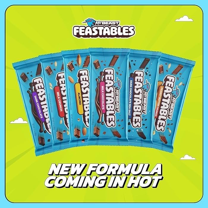 Mr.Beast Feastables Almond – Nutty, Rich, and Full of Flavor in Every Bite! (60gm, Imported) - Image 2