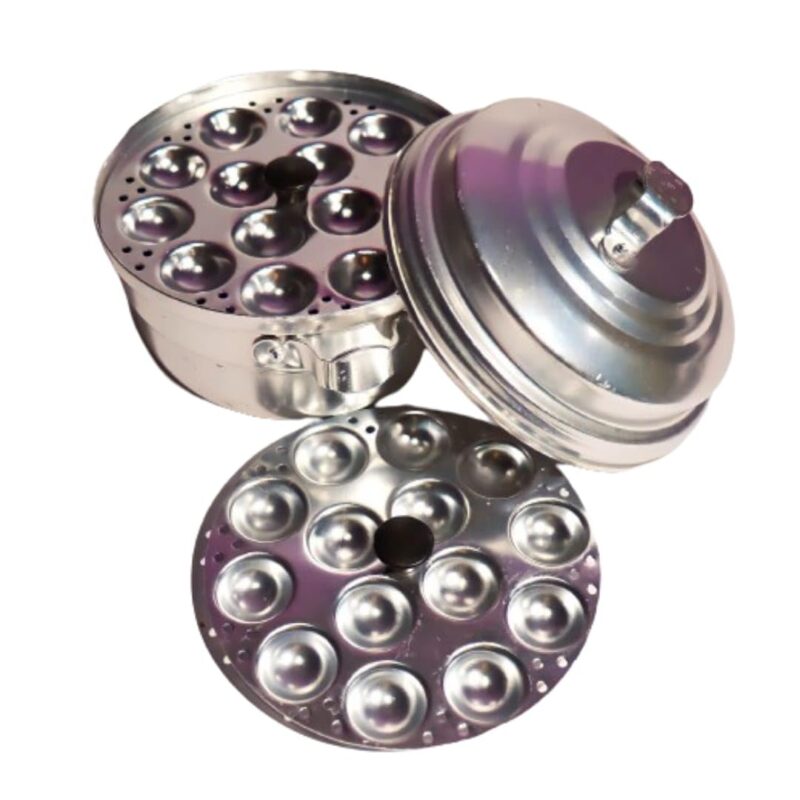 Mini idli maker | Idli Pot small | Mini idli maker pot | Mini idli cooker | Mini idli making Pot indolium | Mini IDLY Maker,IDLY Cooker, idly Pot Small Size - Image 2