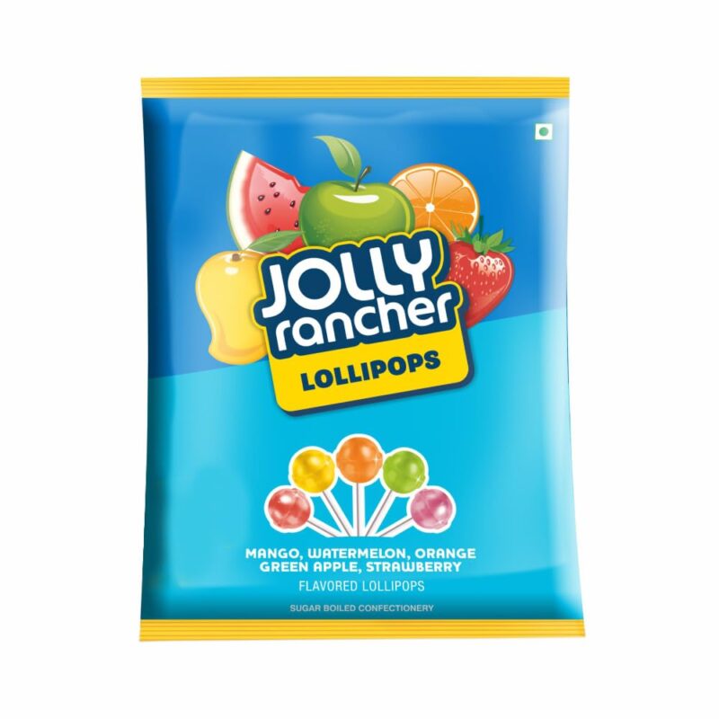 HERSHEY'S Jolly Rancher Lollipops 525gm Pouch, Mango