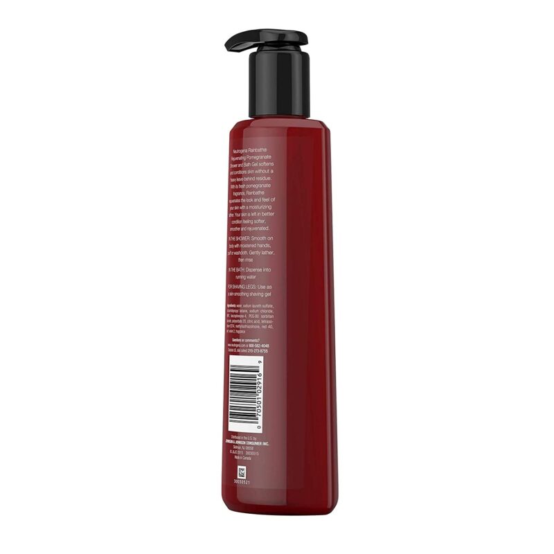 Neutrogena Rainbath Rejuvenating Shower And Bath Gel, Body Wash, Pomegranate, 16 Fl. Oz,946 ml - Image 3