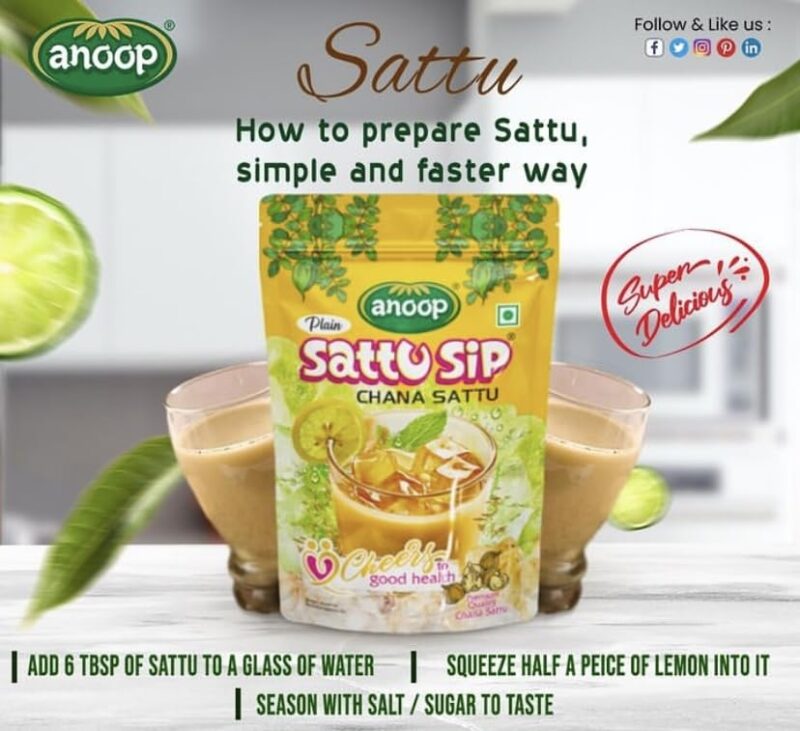 Anoop Sattu (Channa Sattu Sip) (500gms*4) Pack of 4 (2kg) - Image 4