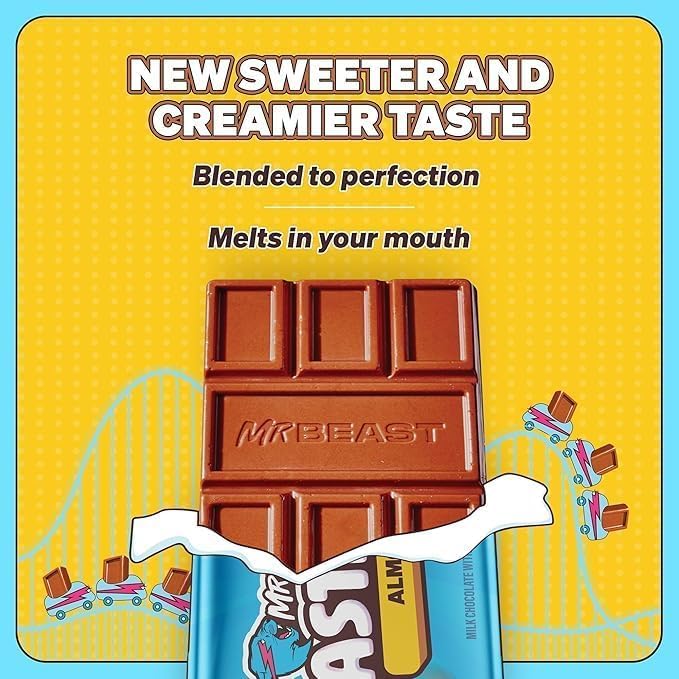 Mr.Beast Feastables Almond – Nutty, Rich, and Full of Flavor in Every Bite! (60gm, Imported) - Image 5