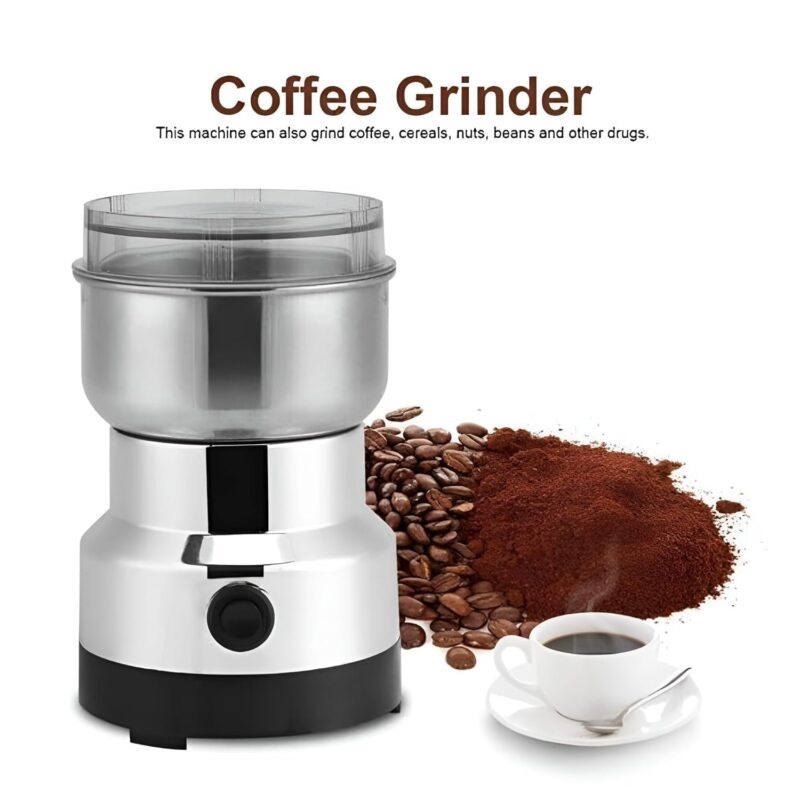 Etekcity Grinder Machine for Kitchen Mixer Grinder Multi Functional Coffee Herbs Spices Nuts Grain Seasonings Spices Mill Powder Machine Stainless Steel Mixie for Kitchen - Image 3