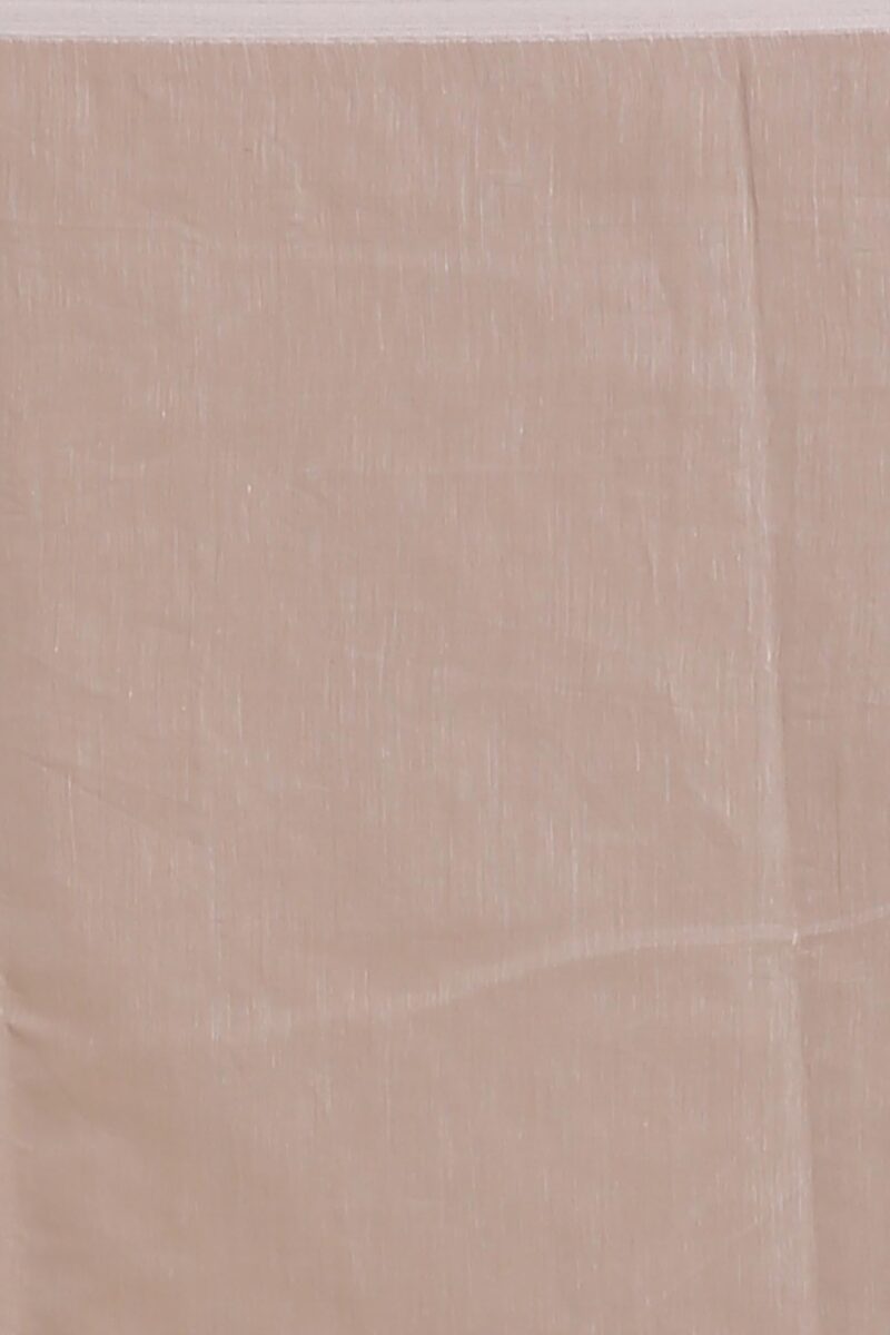 BENGAL HANDLOOM Women's Cotton Silk Dhakai Exclusive Softs Dual Color Jamdani Sarees (White White) - Image 2