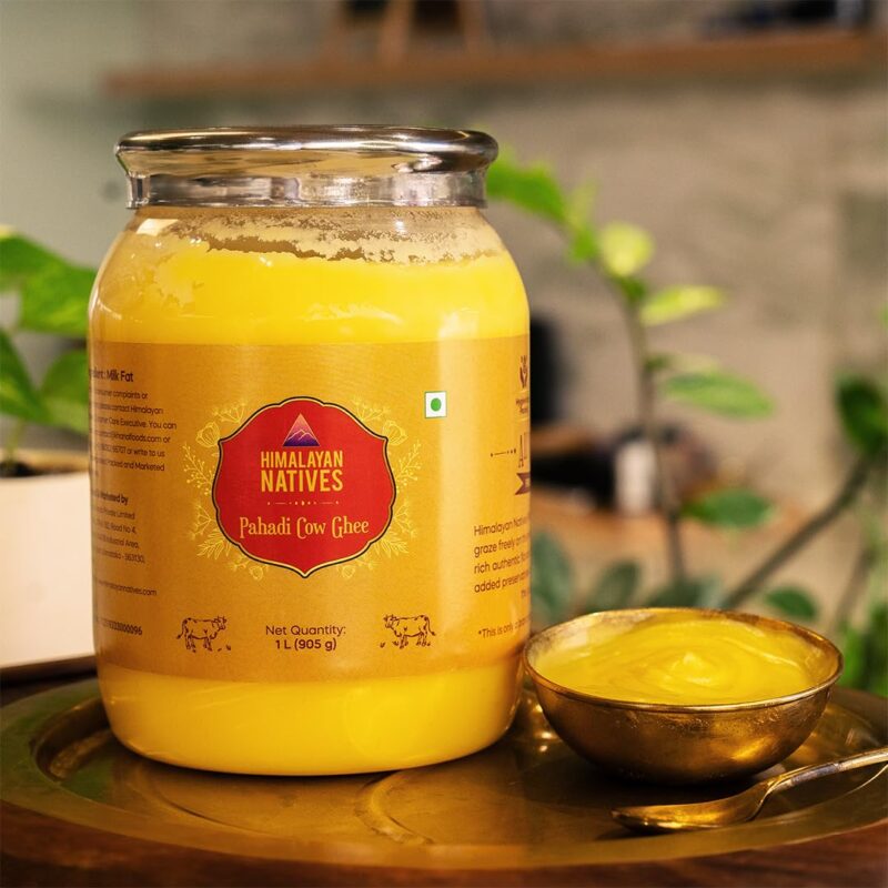 Himalayan Natives Pahadi Ghee 1L | 100% Authentic Ghee | Sourced from Himalayan Grass-Fed Pahadi Cows | Rich Taste & Aroma | Authentic Desi Ghee - Image 5