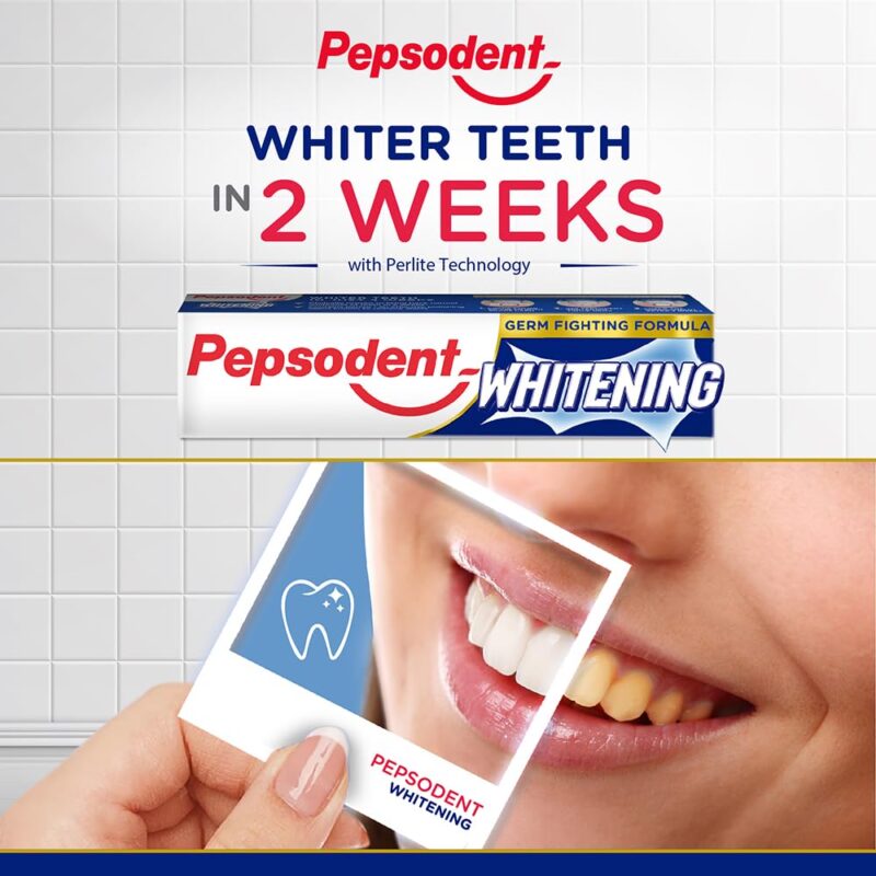 Pepsodent Whitening Germicheck Toothpaste, 150 g - Image 6
