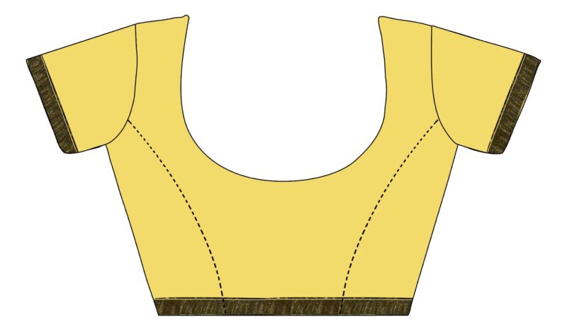 RAJESHWAR FASHION WITH RF Moss Silk Checks Printed Saree With Foil Print Lace Border & Blouse Piece(Mehindi-Green_Free Size 6.30 Mtr) - Image 2