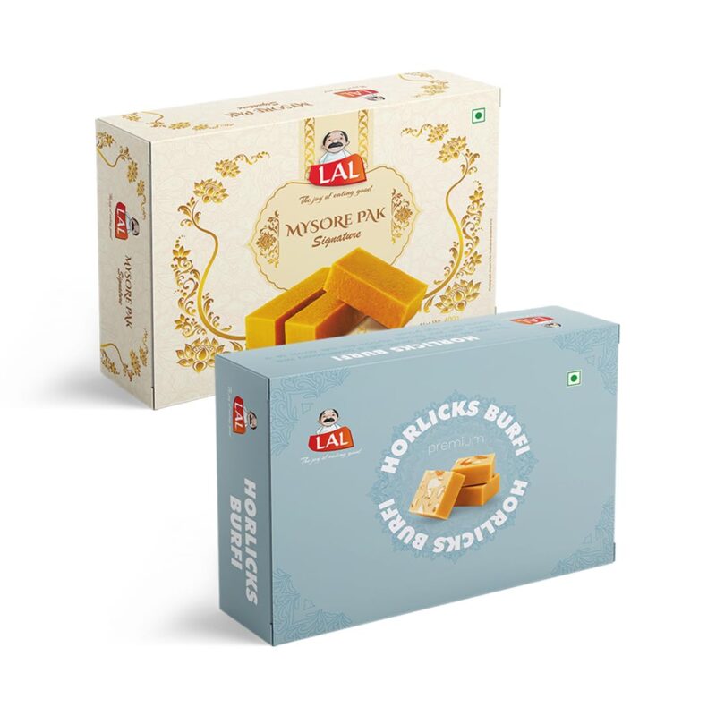 Mysore Pak 400gm & Horlicks Burfi 400gm - Image 2