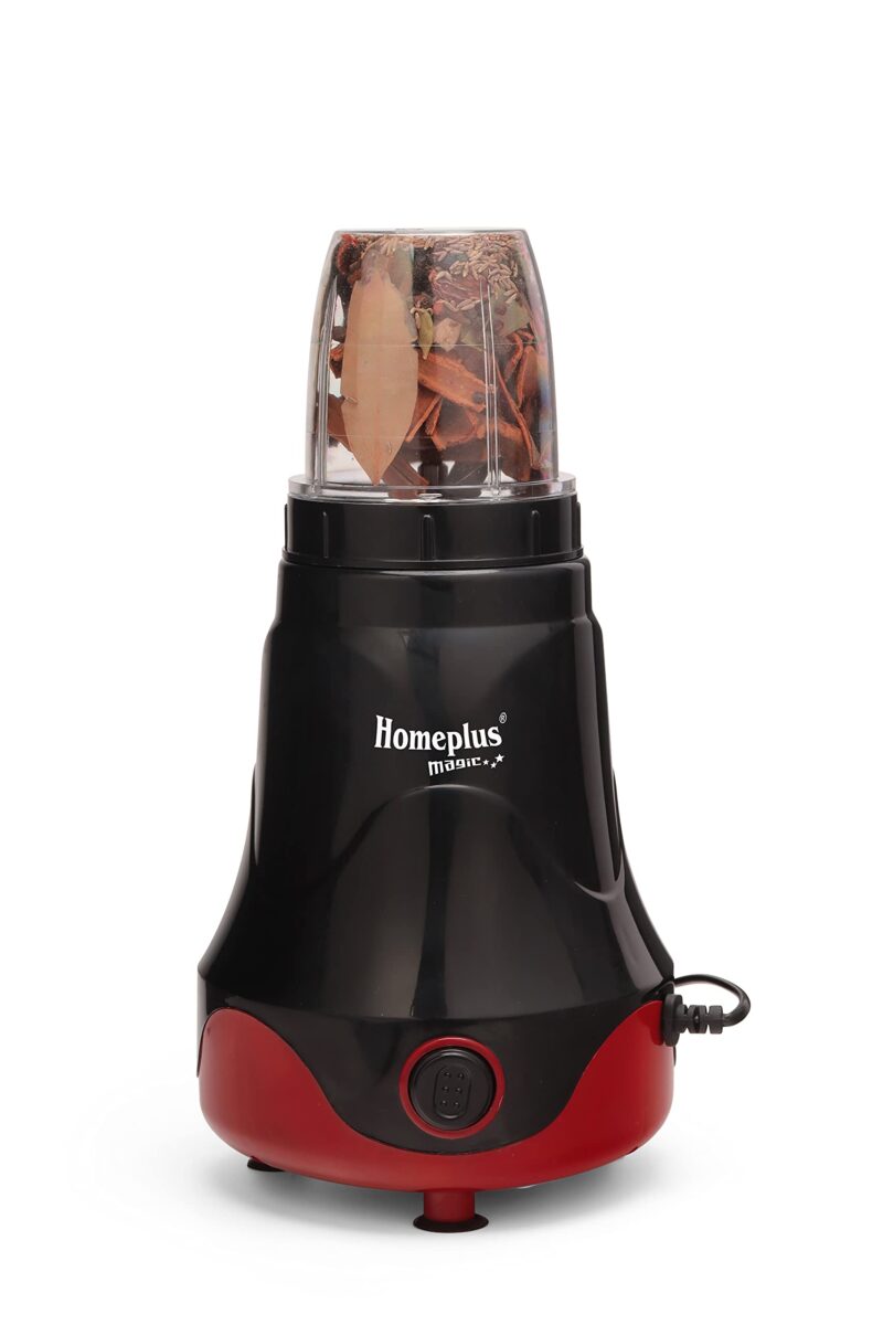 Home Plus Nutri Blend, 20000 RPM Mixer Grinder, 2 Unbreakable Jars,(Black and Red)ABS plastic, 500 Watts - Image 7