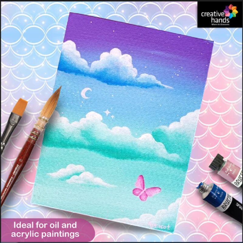 Brustro Canvas Board Medium Grain 16"x20"(Pack of 3) - Image 2