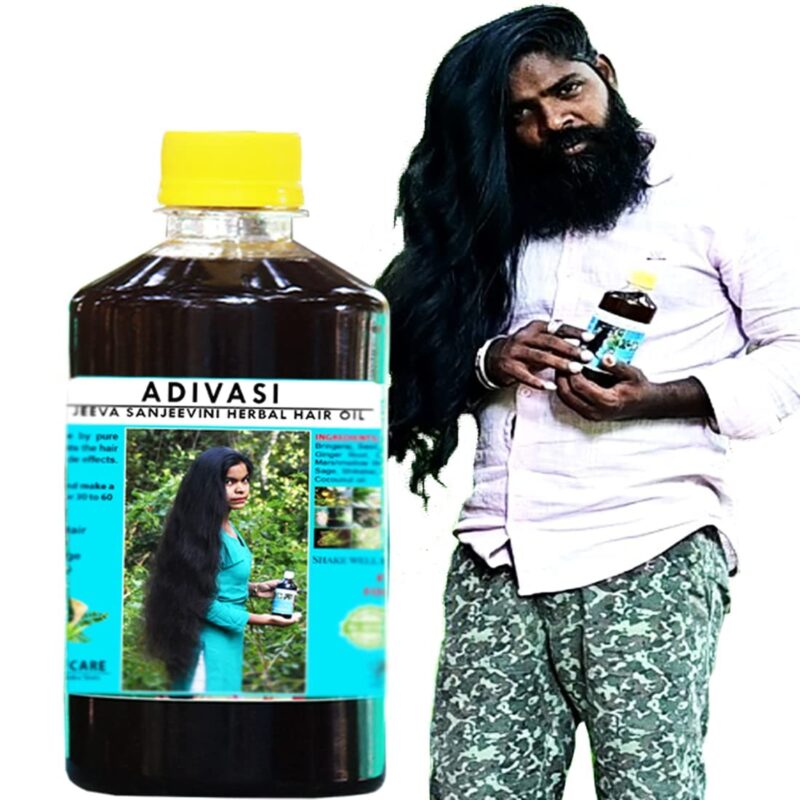 Jhadiwalo® Adi Sri Maruthi Adivasi Jeevasanjeevini Herbal Hair Oil 250Ml