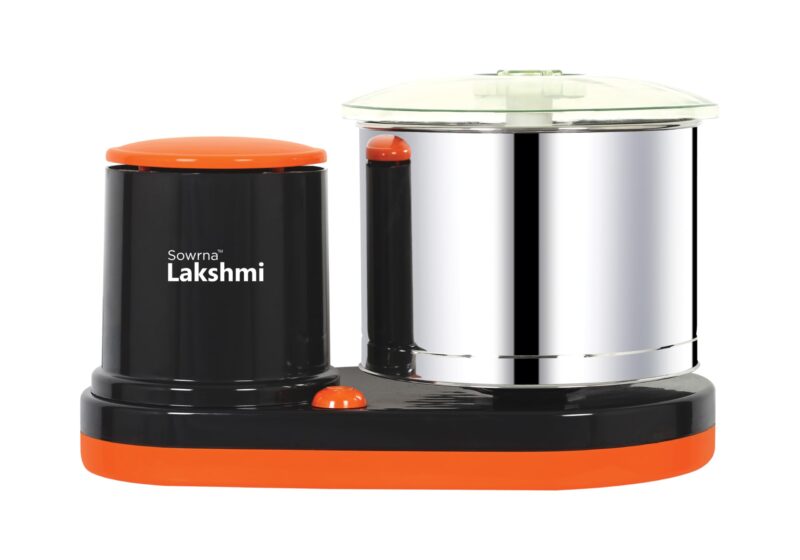 DGMR ENGG WORKS YJ666 150W Wet Grinder, Orange and Grey