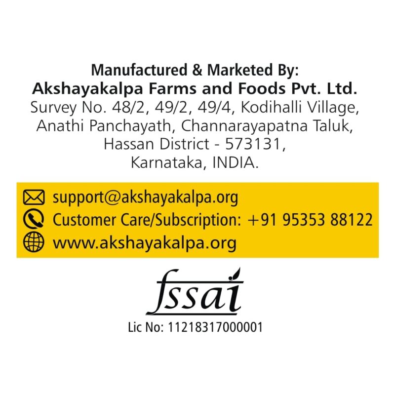 Akshayakalpa Organic Cow Ghee – 490 ml - Pure organic ghee, traditionally-churned, chemical-free, granular ghee, nutritious by nature - Image 4