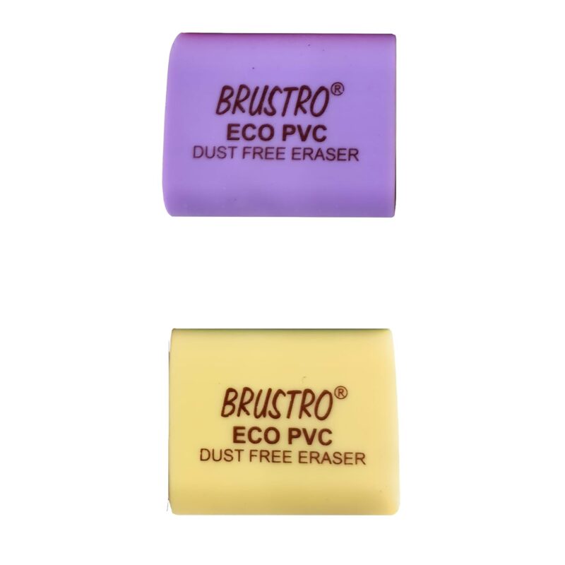 BRUSTRO Artists Fineart Graphite Pencil Set of 12 (10B-2H) ECO PVC dust Free Eraser (Pack of 2) - Image 3