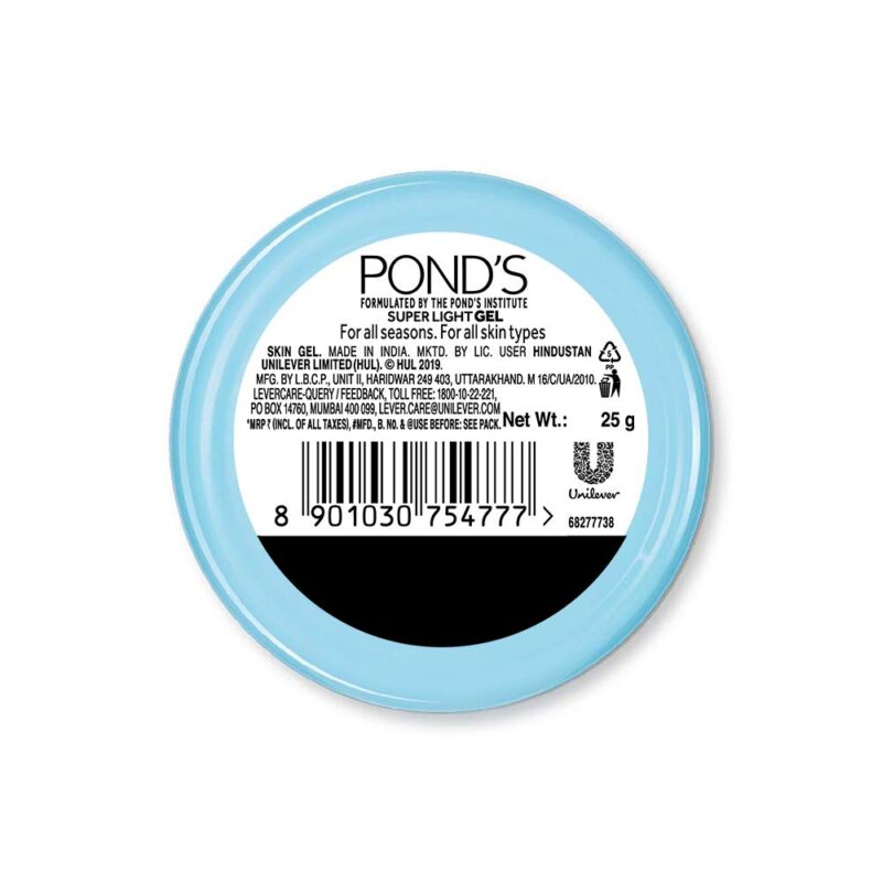 Pond's Super Light Gel Moisturiser, Oil-Free Moisturiser, 25g - Image 6