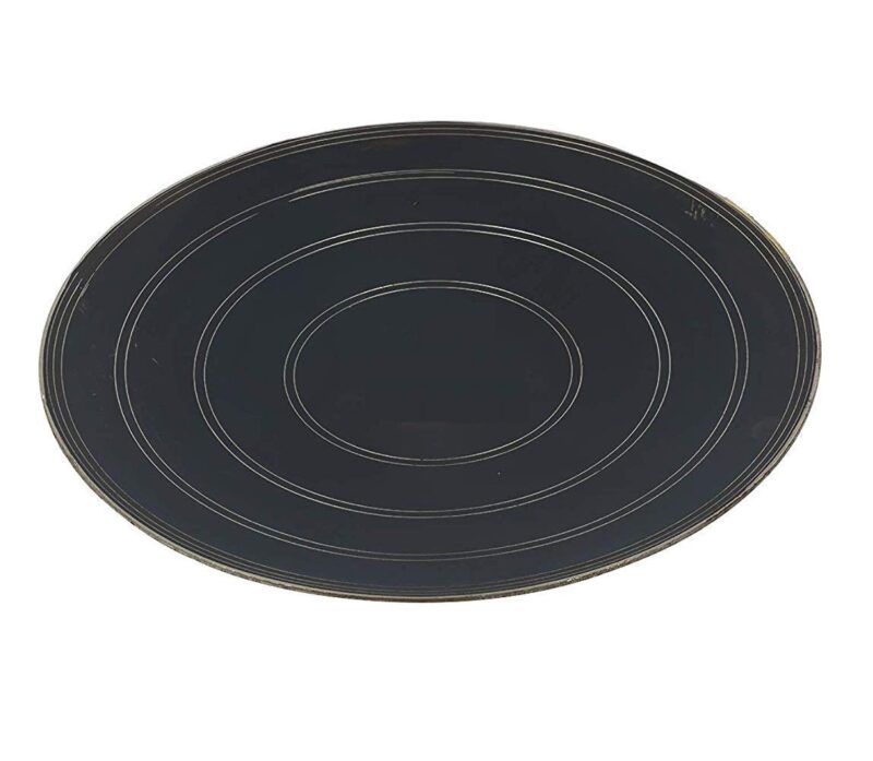 PGen Size (12 Inches Large) Traditional Iron Desi Tawa/Pan for Dosa, Roti, Chapati, Bhakri for Home and Professional Use Roti Tawa Without Handle