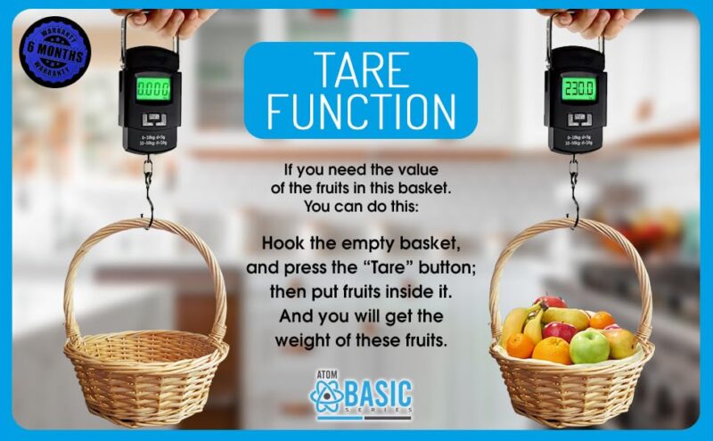 ATOM A 302 Electronic Digital Hanging Stainless Steel Hook Luggage Portable Scale with LCD Display for Industrial Fishing Factory Use Capacity 50Kg - Image 2