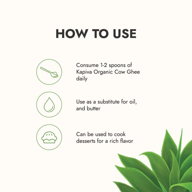 Kapiva 100% Organic Ghee - Good Fats For Healthy Heart, Keto Diet Friendly, 500 Ml - Super Save Pack Of 2 - Image 7