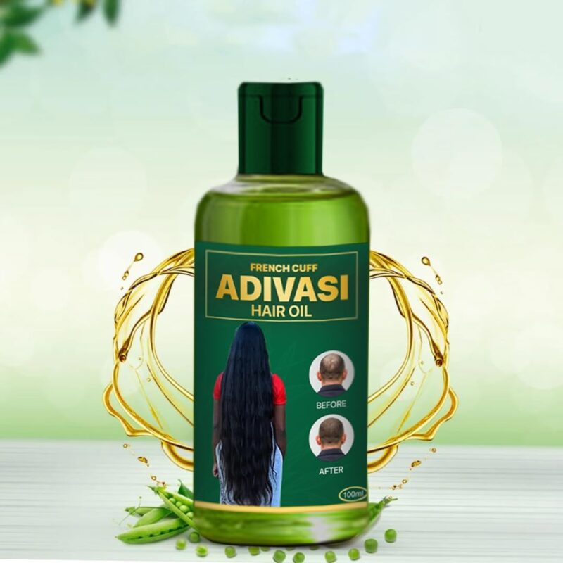 Original Adivasi Hair Growth Oil 3 IN 1 Original Hair Adivasi Hair Growth Oil | Adiwasi Herbal Kesh tel with Natural essential & Biotin for Control Hairfall anti dandruff (100-ML, PACK OF 2) - Image 2