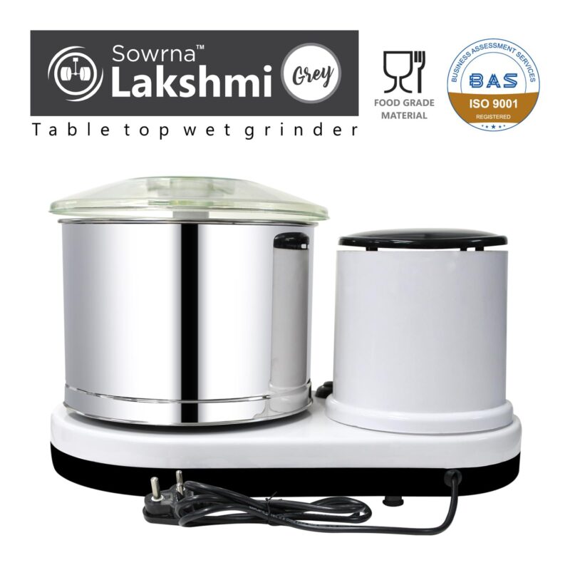 DGMR ENGG WORKS Sowrna Lakshmi Wet Grinder (White) - Image 7