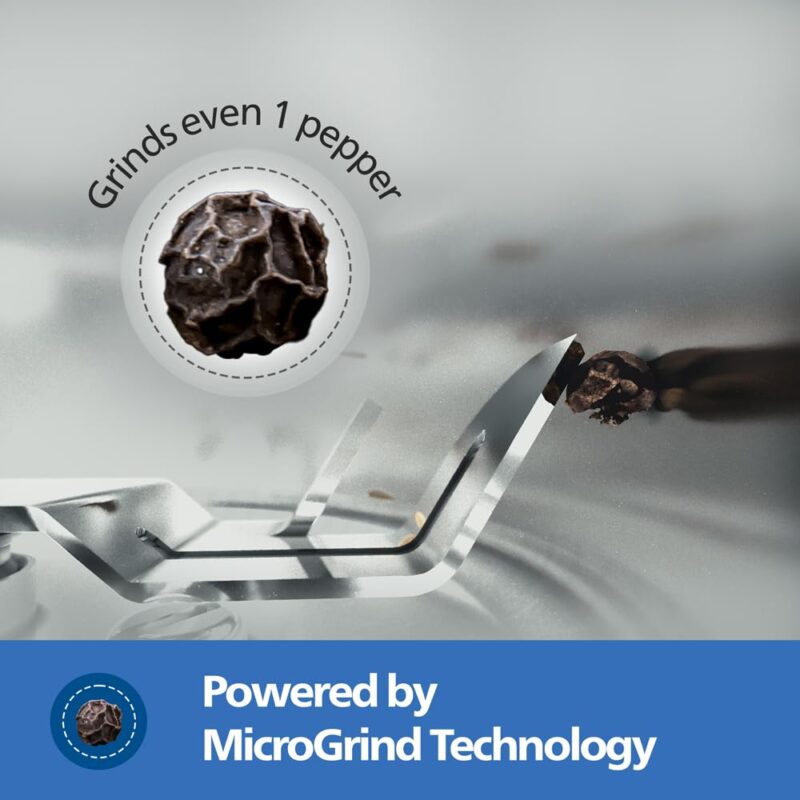 Philips HL7770/00 Mixer Grinder, 800 Watt Powerful motor, 3 Jars, MicroGrind technology : Grind even 1 pepper; Choose Coarse, Fine, or Superfine for perfect textures every time - Image 5