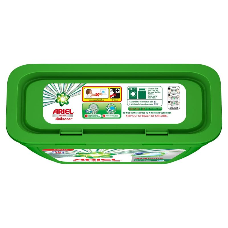 Ariel Matic 4in1 PODs Detergent Pack 18 ct -for Top & Front load washing machine only - Image 6