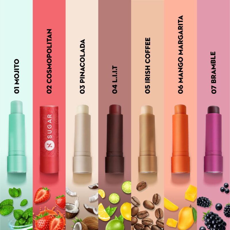 SUGAR Cosmetics Tipsy Lip Balm For Dry & Chapped Lips With Vitamin E, Shea Butter and Jojoba Oil | Lip Protection & Nourishment | LipBalm with SPF | 4.5gm - 02 Cosmopolitan - Image 3