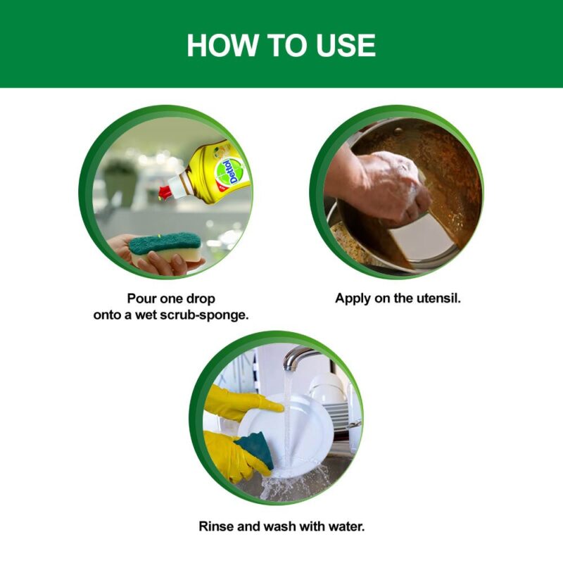 Dettol Kitchen Dish and Slab Gel - 200 ml (Lemon Fresh) - Image 7