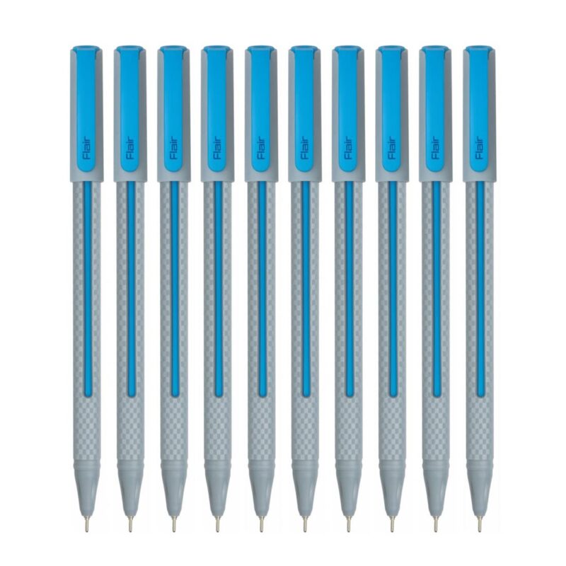 Flair Yolo 0.6mm Ball Pen Box Pack - Blue Ink