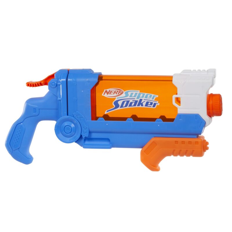Nerf Super Soaker Flip Fill Water Blaster - 4 Spray Styles - Fast Fill - Large 890ml Water Tank - Pichkari for Outdoor Water Games, Branded Toy Pichkari for Kids 6+