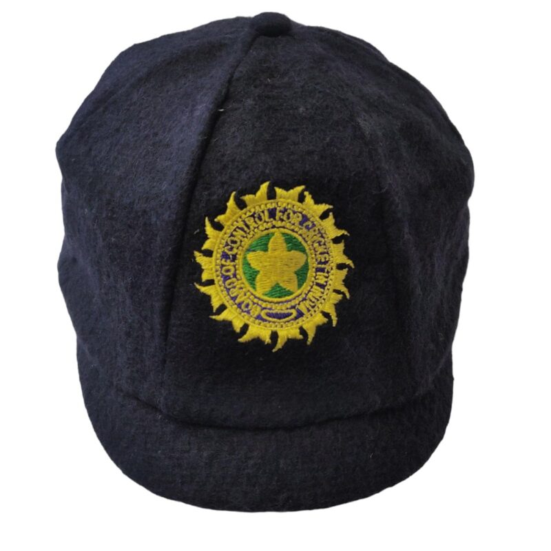C CLASSIC Woollen Baggy India Test Cricket Cap Blue - Image 4