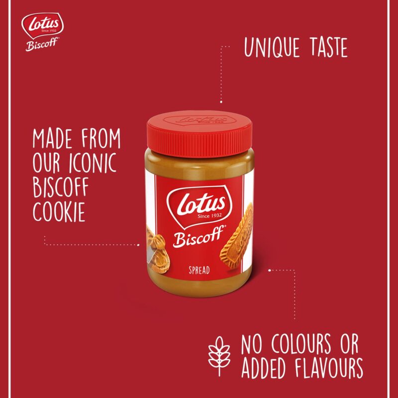 Lotus Biscoff Sweet Spread Creamy 400g Non-GMO and Vegan - Image 2