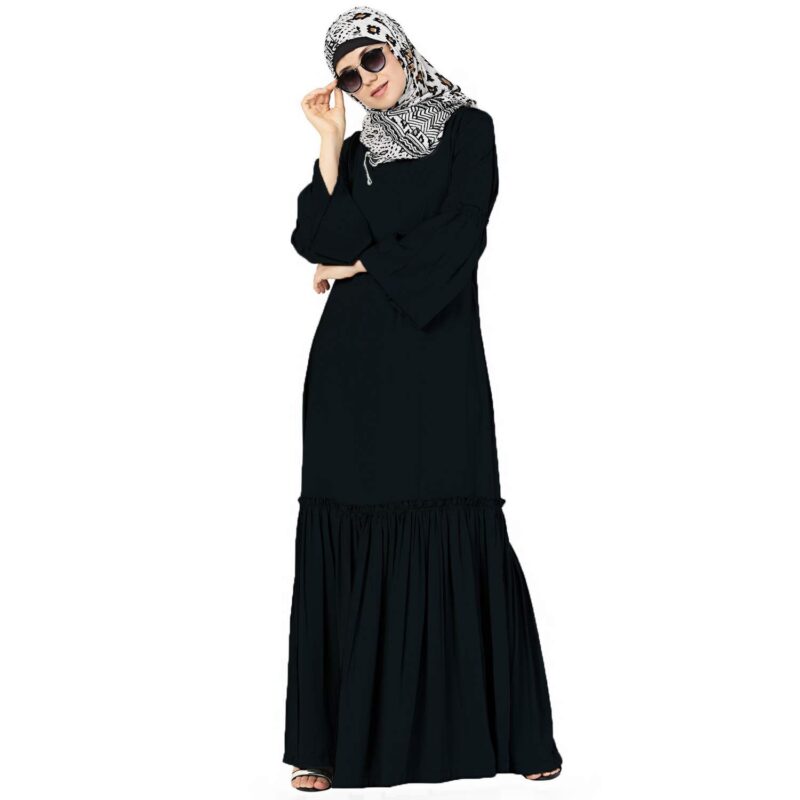 Momin Libas Polyester Black Muslim Burqa/Abaya & Burkha - Image 3