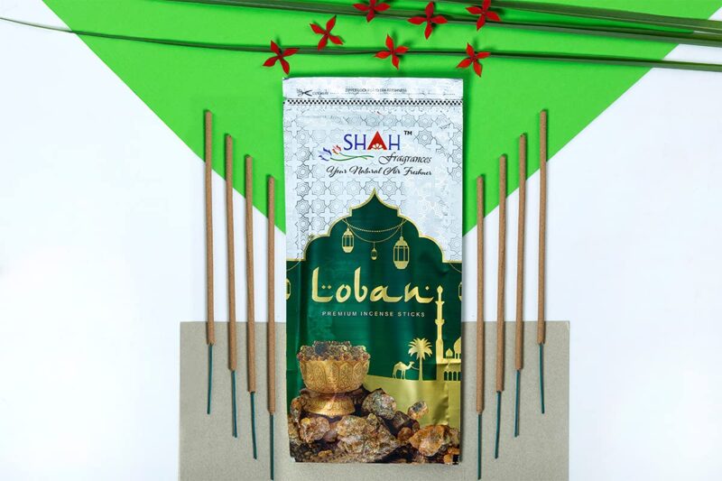 Shah fragrances Loban Zipper Incense Sticks (Pack of 3 * 130 Grams) - Image 3