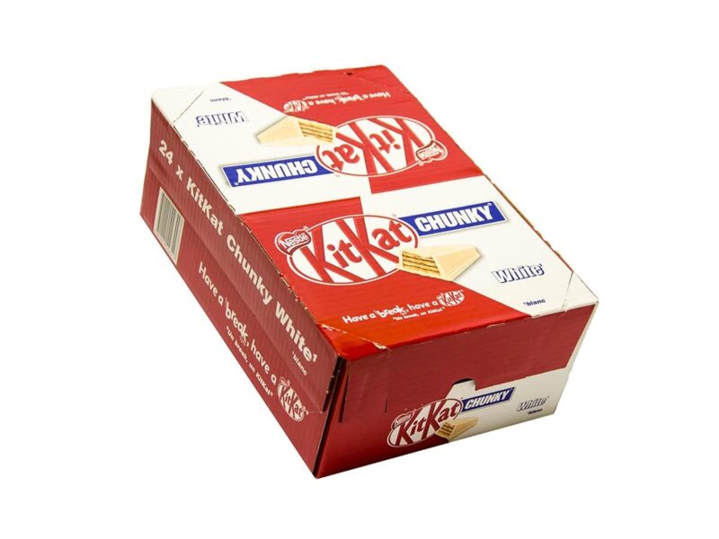 24x Nestle KitKat Chunky White Chocolate With Crispy Wafer Fingers With Layer of Smooth White Chocolate 40g X 24 Pieces Box - Image 5