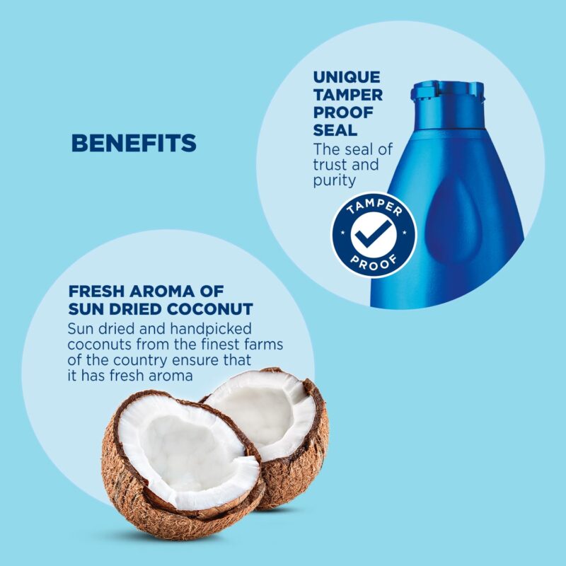 Parachute Coconut Oil 600 ml - Bottle - Image 6