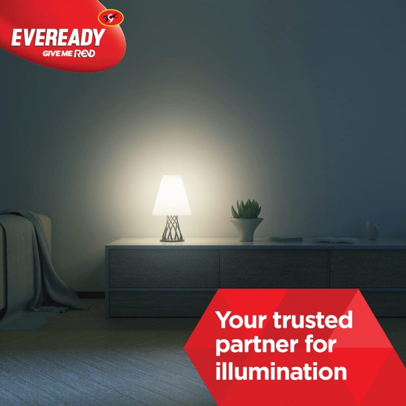Eveready 9W B22D Emergency Inverter LED Bulb| Cool Day Light (6500K) | Energy Efficient| IBMS Technology | 4 Hour Battery Backup | Li-on Battery Inside - Image 6