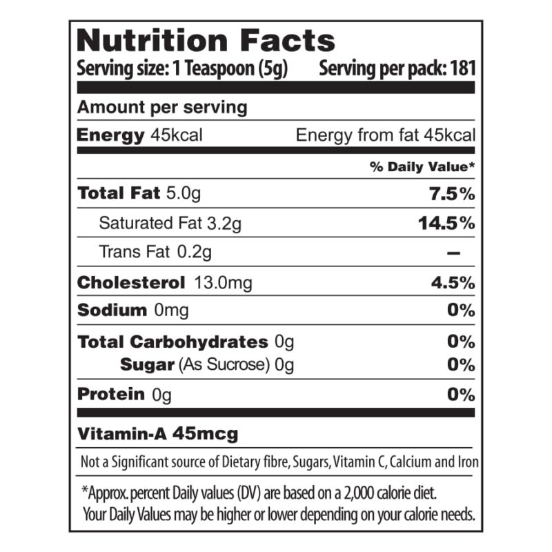 Gowardhan Pure Cow Ghee Pouch 1 Liter - Image 5