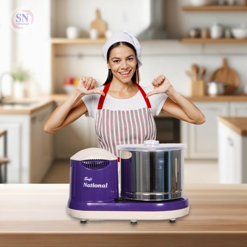 Sufi National Abs Smart Wet Grinder, 2L (Blue) Output - 150 watts, Input 230 V (Blue) - Image 5