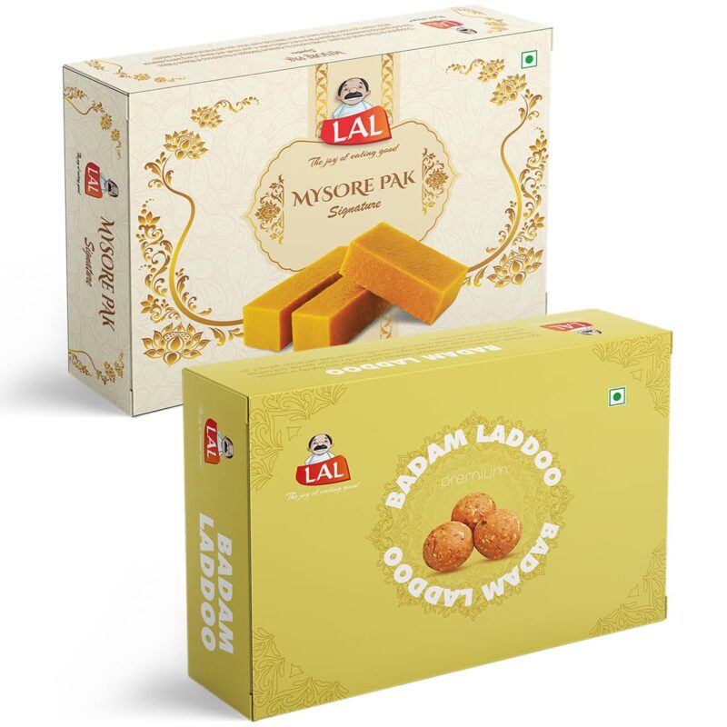 Mysore Pak Signature 400gm & Badam Laddoo 400gm - Image 2