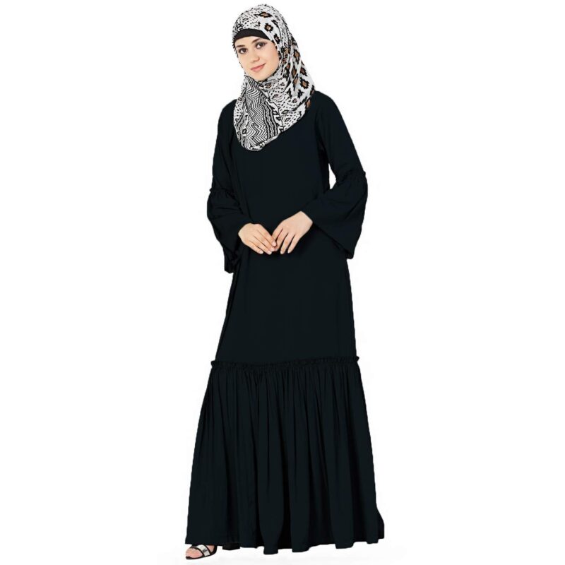 Momin Libas Polyester Black Muslim Burqa/Abaya & Burkha - Image 5