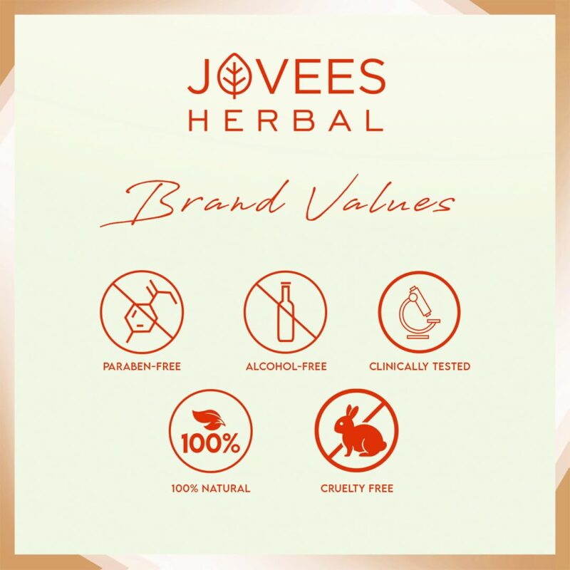 Jovees Herbal Papaya Face Wash For Glowing and Clear Skin with Papaya & Bilberry Ext | Gentle Cleanser For Brightens Skin, Removes Pigmentation & Dark Spots | For All Skin Types - 120ML (pack of 3) - Image 2